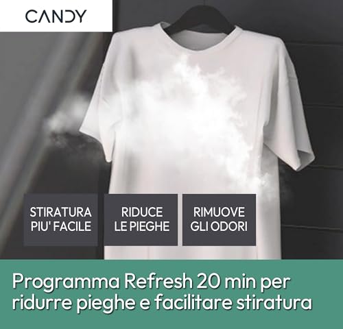 Detalle de Candy Smart Pro Asciugatrice a Pompa di Calore 8 Kg – Classe D, Bianco