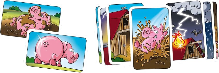Detalle 2 de Kosmos Drecksau juego de cartas para 2–4 jugadores