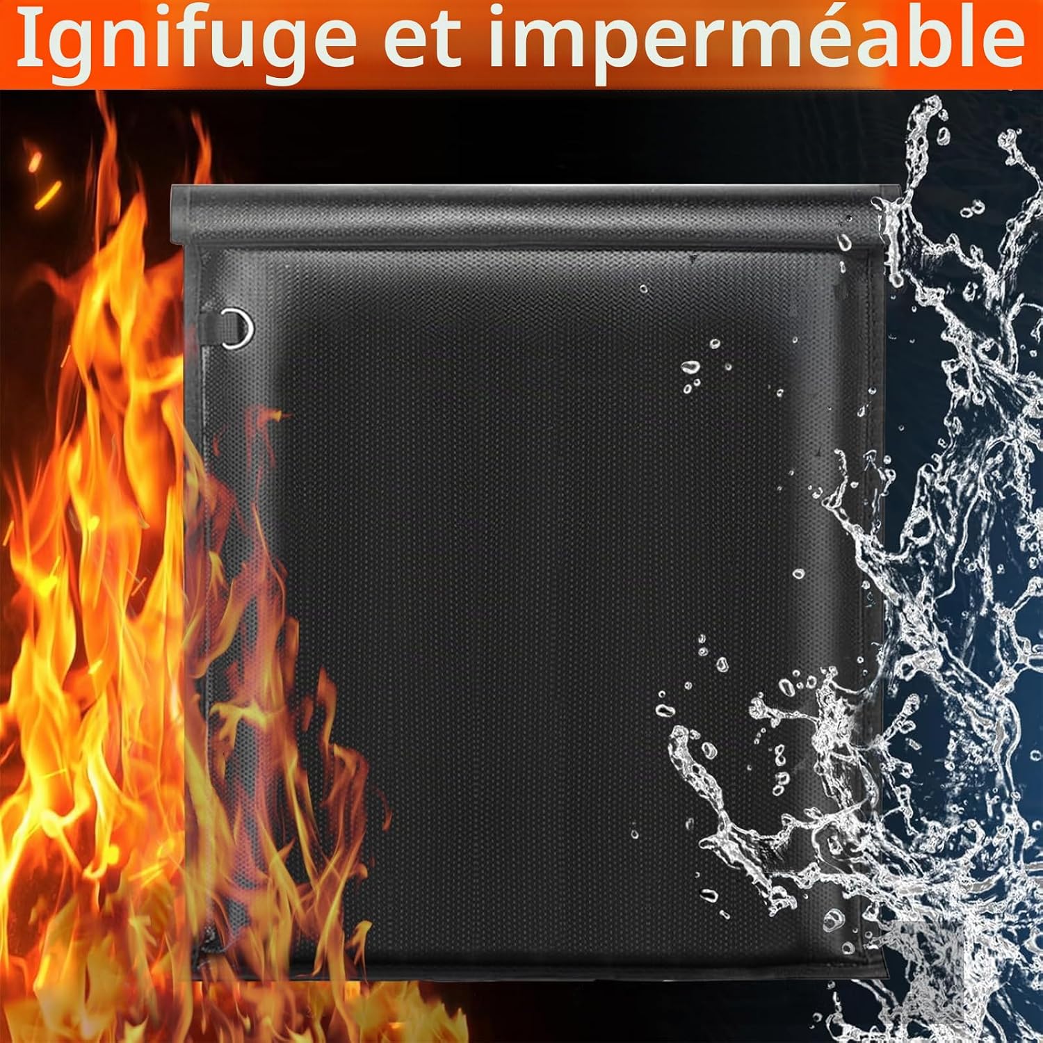 Thumbnail 2 de Inaepeak Sacs Faraday grande cage Faraday antivol – protection RFID/EMP pour téléphones, ordinateurs et clés