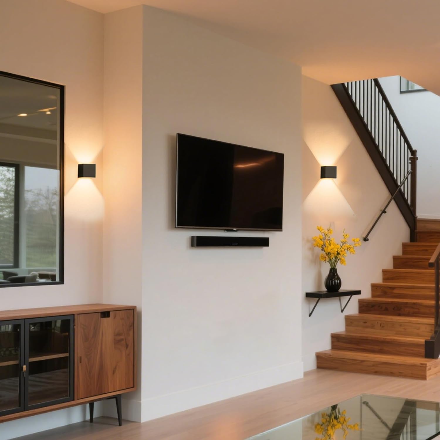 Thumbnail 4 de LED Wandleuchte für Innen & Außen mit austauschbarer G9-Lampe (1 Stück) – Graphitschwarz, 2700K warmweiß