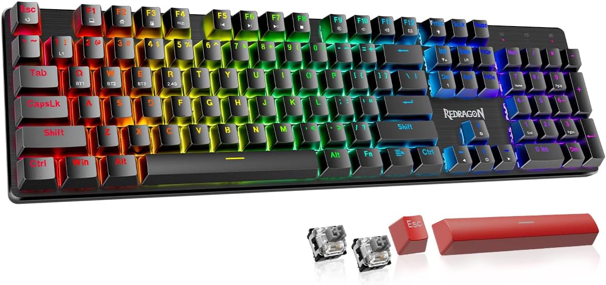 Detalle de Redragon K671KS Wireless Mechanical Gaming Keyboard