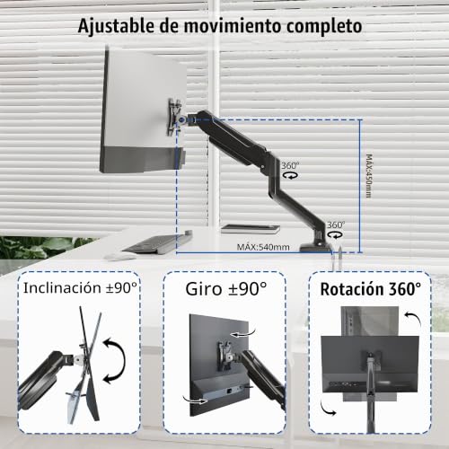 Detalle de BONTEC soporte para monitor de 13-32 pulgadas