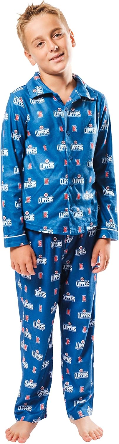 Thumbnail 1 de Ultra Game Youth NBA Official 2-Piece Pajamas Set