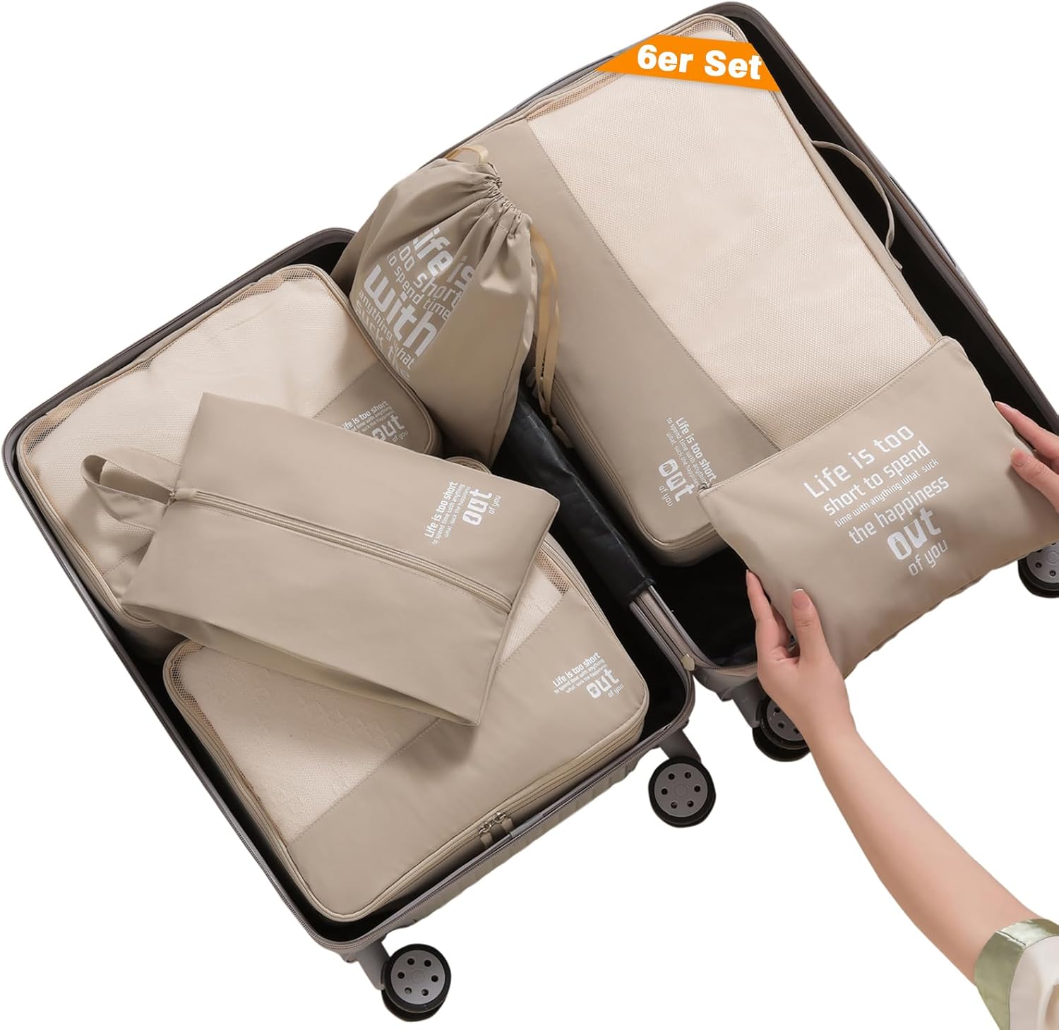 Detalle de MURISE Packing Cubes 8 Pièces