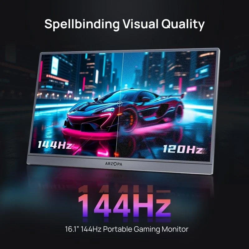 Thumbnail 1 de Monitor Arzopa Z1FC 16.1" FullHD 144Hz IPS portátil con HDR10 y altavoces integrados