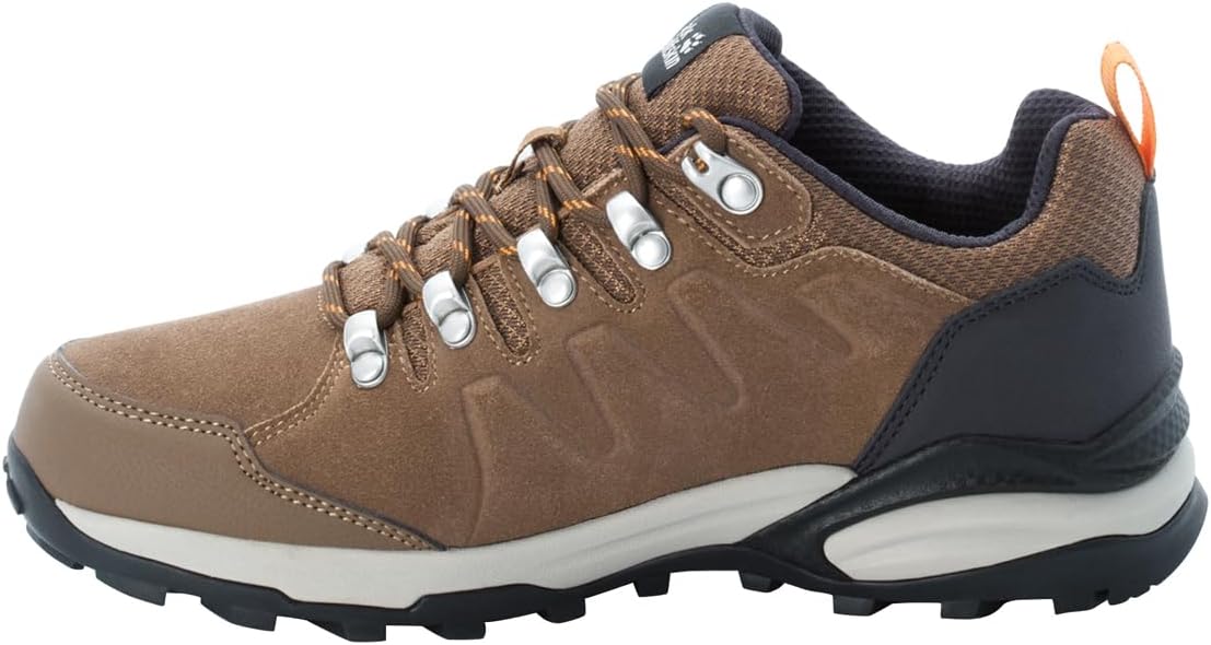 Detalle de Jack Wolfskin Damen Refugio Texapore Low Walking-Schuh – wasserdicht, atmungsaktiv, für leichte Tagestouren