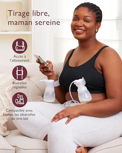 Detalle de Momcozy Soutien-Gorge d’Allaitement et Pompage mains libres ajustable