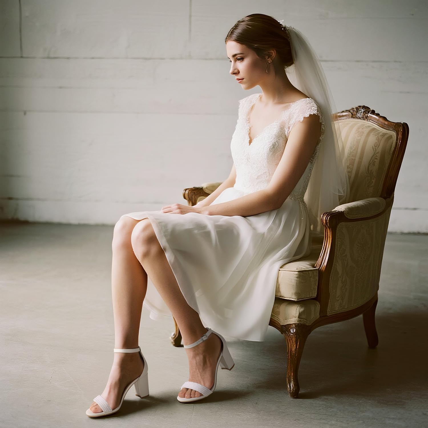 Thumbnail 4 de Ankis Women’s Open-Toe Chunky Heels with Ankle Strap (2.75-inch heel)