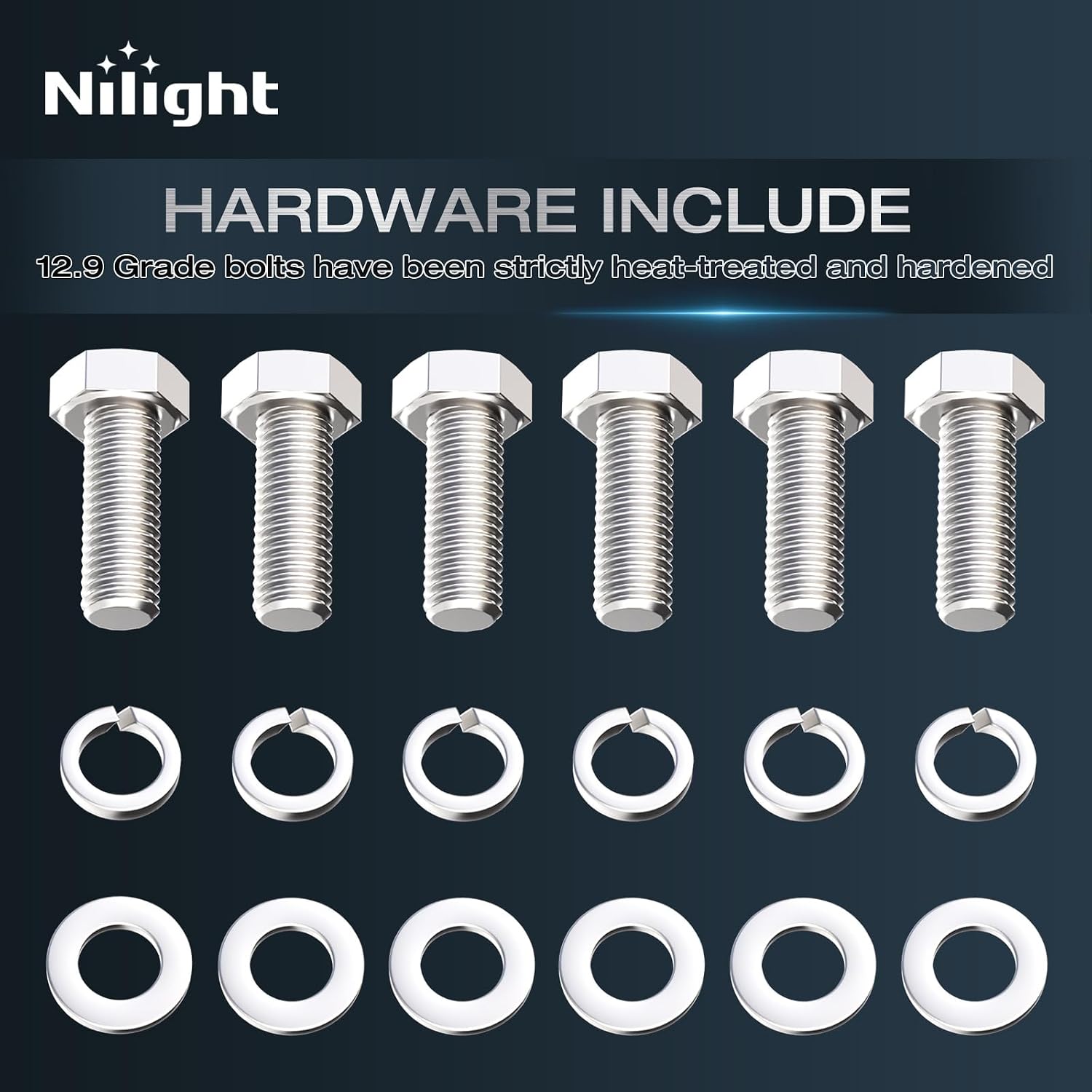 Thumbnail 1 de Nilight 2.5-inch Leveling Lift Kit for 2019-2022 Ford Ranger (2WD/4WD) — Front Strut Spacers
