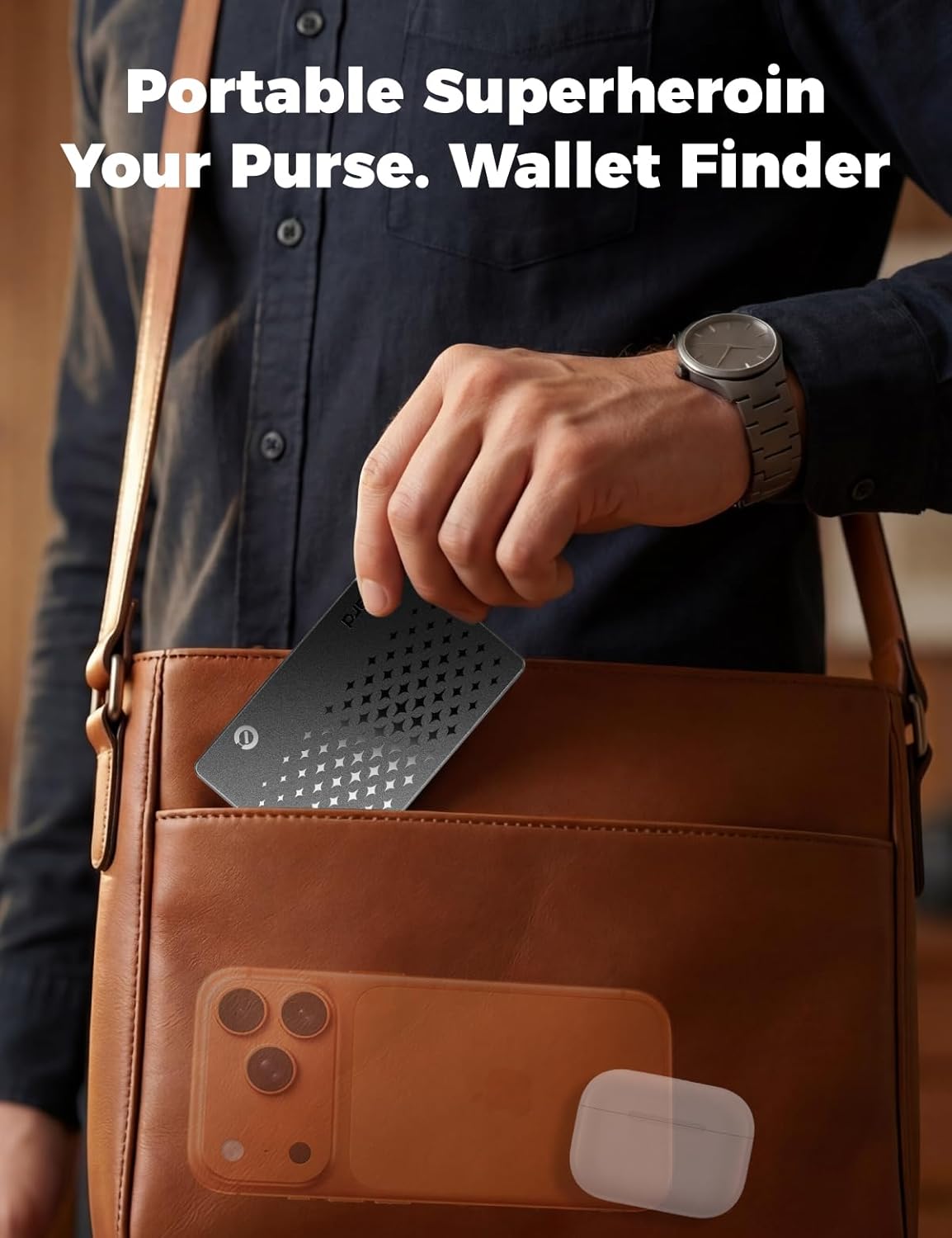 Detalle de Wallet Tracker Card 0.06in Slim Tracking Card