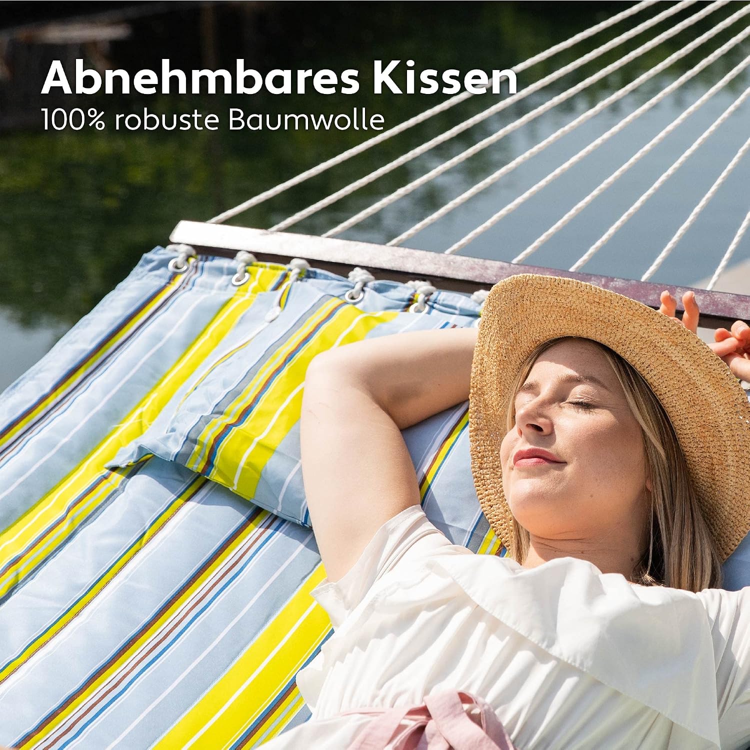Thumbnail 3 de VITA5 Hängematte mit Gestell für 2 Personen – 200 kg Belastbarkeit, Outdoor