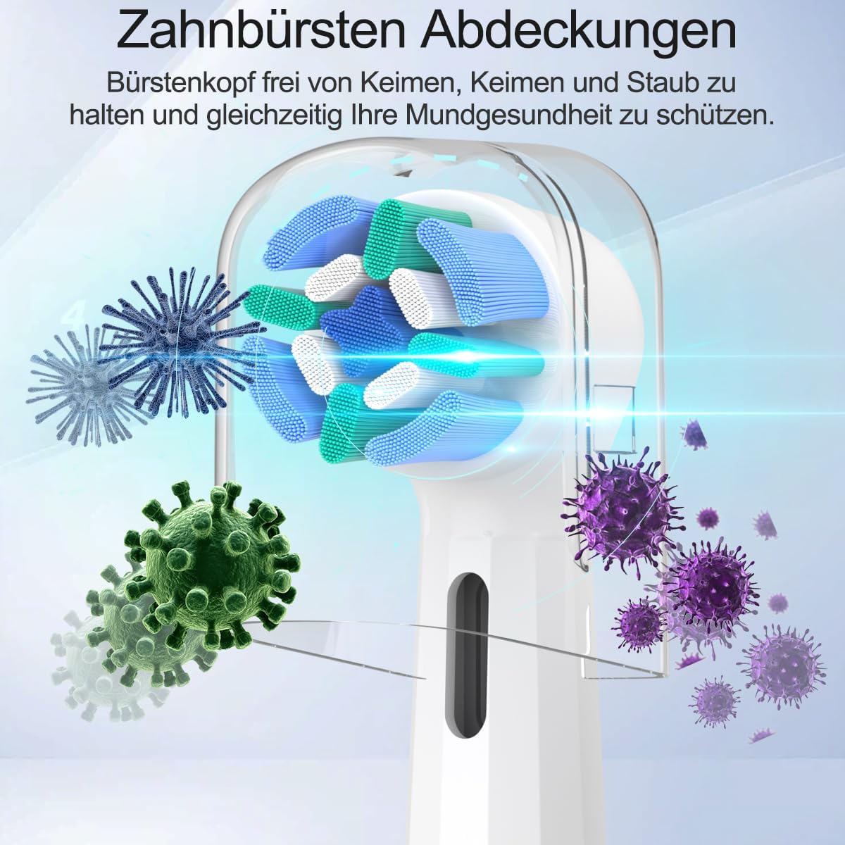 Thumbnail 4 de Wardimark 12er Aufsteckbürsten für Oral-B iO – Kompatibel mit iO 2–10, 12 weiße Köpfe