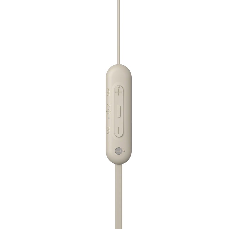 Detalle 2 de Sony WI-C100 Auriculares Bluetooth beige