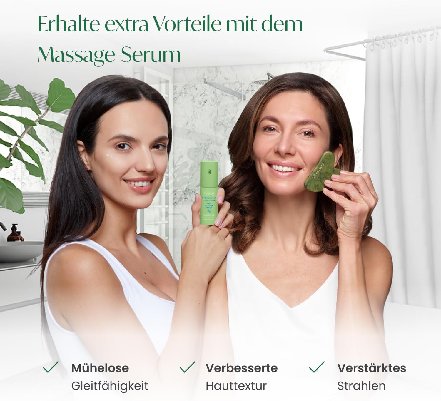 Thumbnail 5 de PLANTIFIQUE Jade Gua Sha Stein Gesichtsmassage 💆♀