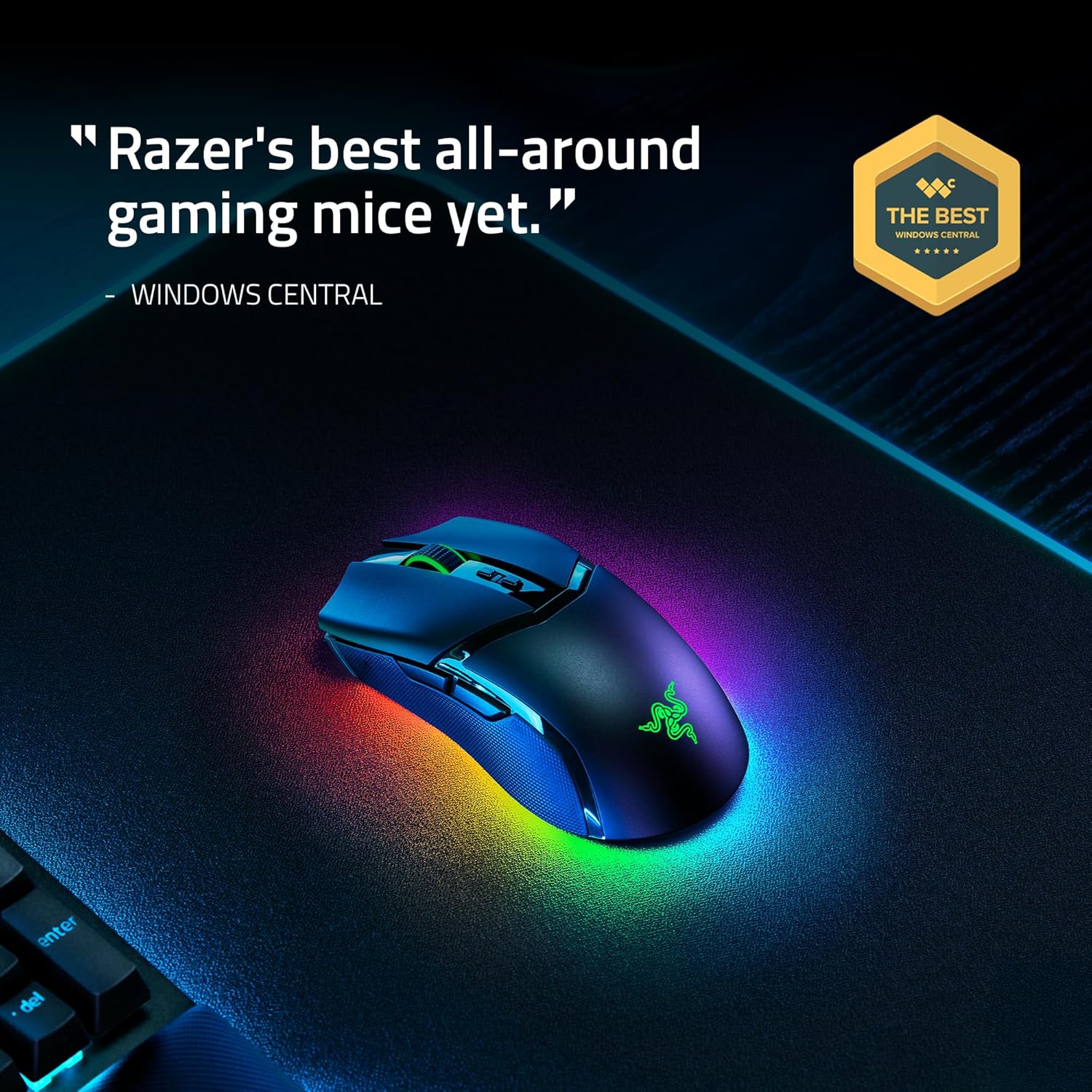Thumbnail 1 de Razer Cobra Pro Wireless Gaming Mouse: 10 Customizable Controls, 30K Sensor, and RGB Lighting