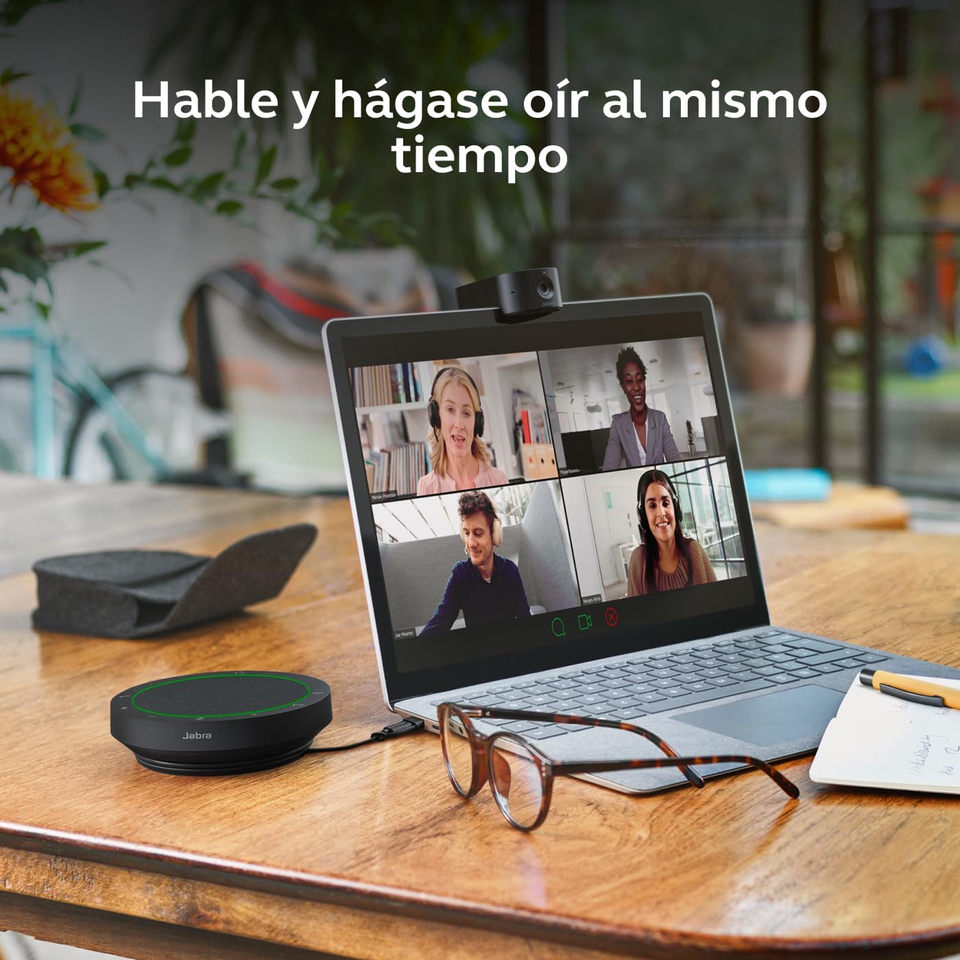 Detalle 2 de Jabra Speak2 55 Altavoz Bluetooth 🎙️ Cancelación y Portátil