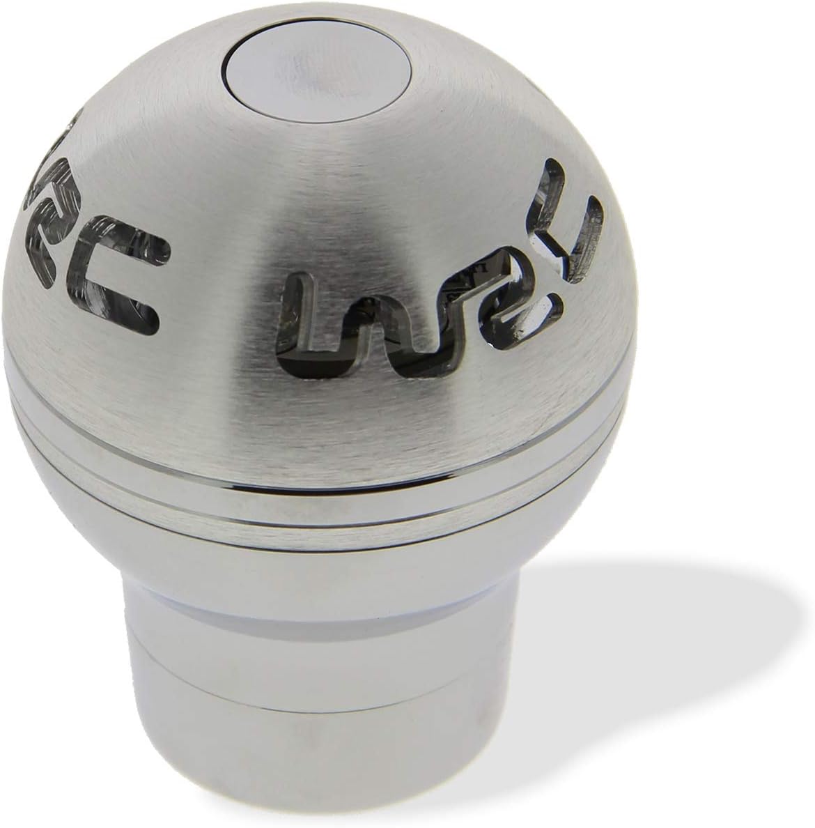 WRC 007300 Pommeau de Vitesse Lumineux Bleu – Aluminium Brillant/Brossé