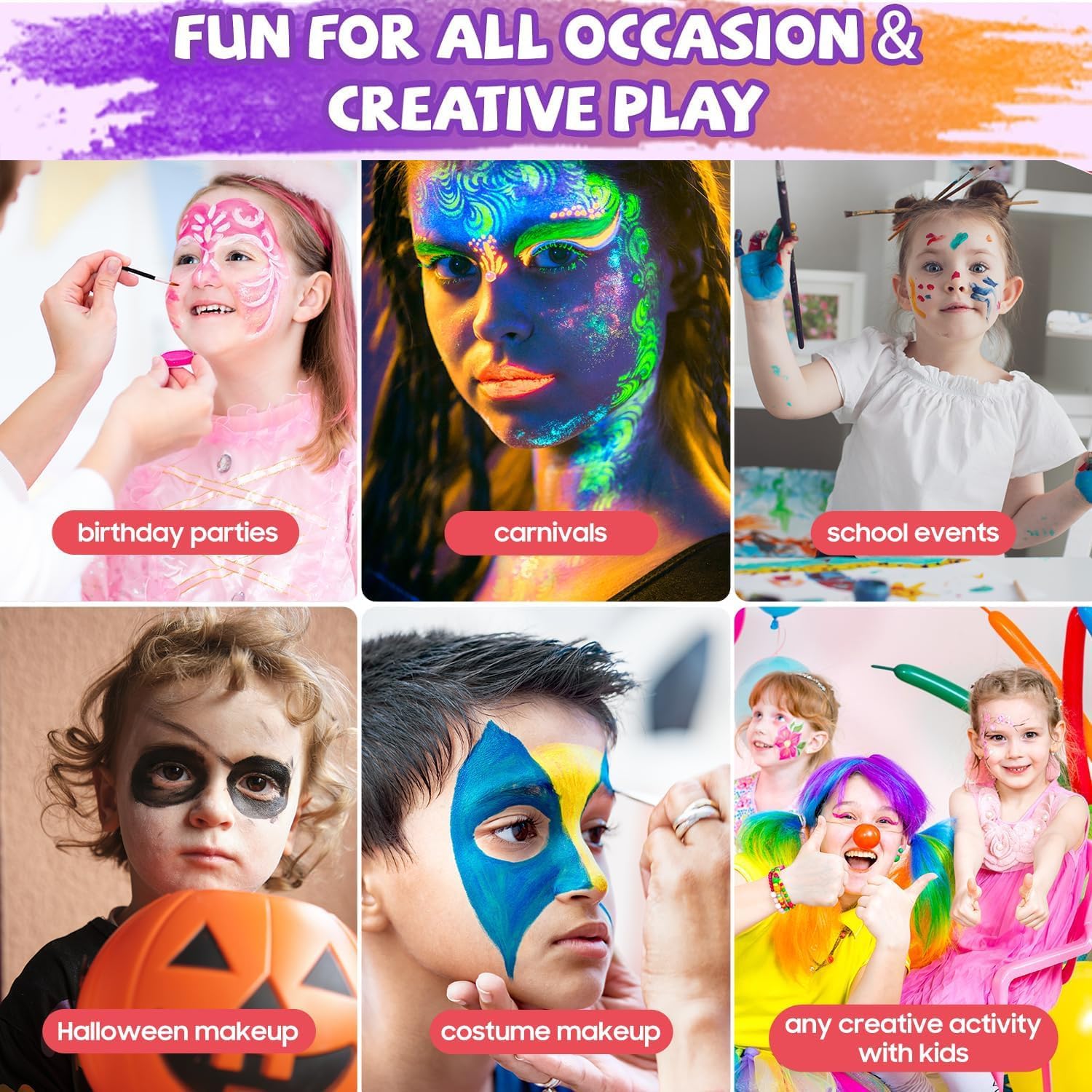 Thumbnail 6 de Kinderschminke Set 42 Farben Schminkpalette