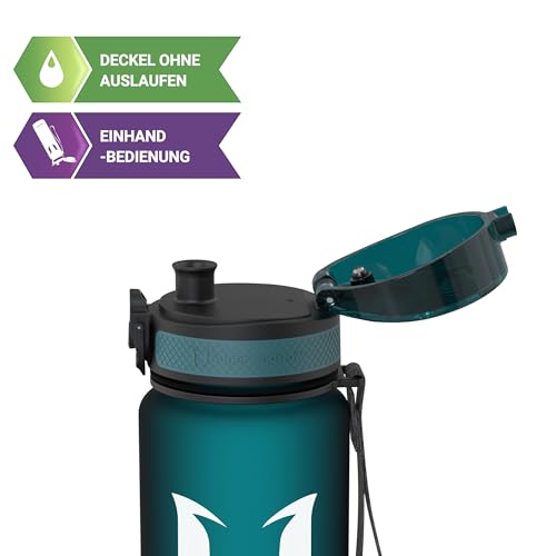 Detalle de Sparrow Trinkflasche Kinder 500ml – BPA-frei, Tritan, 1-Klick | Super Sparrow
