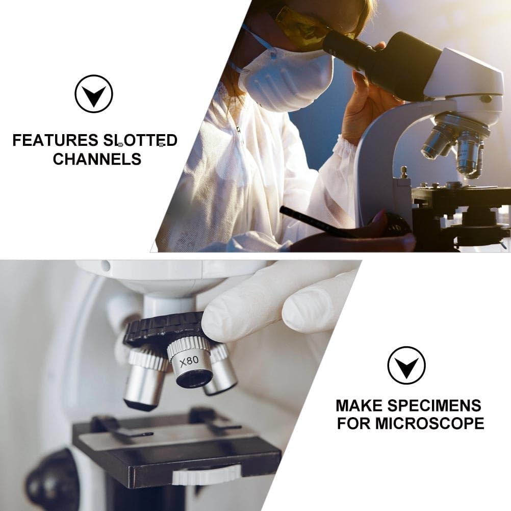 Thumbnail 6 de iPlusSmile 50pcs plastic microscope slide holders (polyethylene) for slide boxes