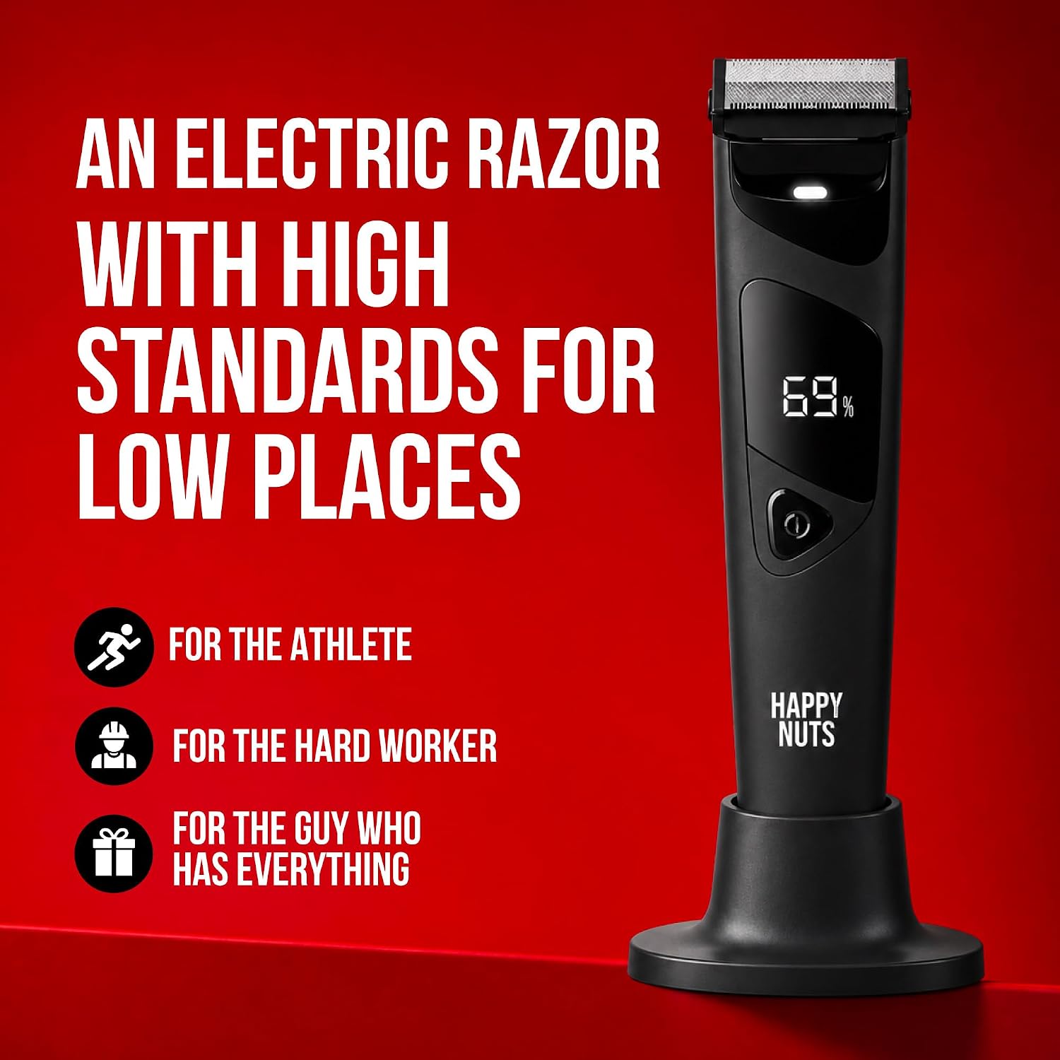 Thumbnail 6 de HAPPY NUTS The Ballber Pro Electric Groin & Body Hair Trimmer Kit (Waterproof) with Wireless Charging Base