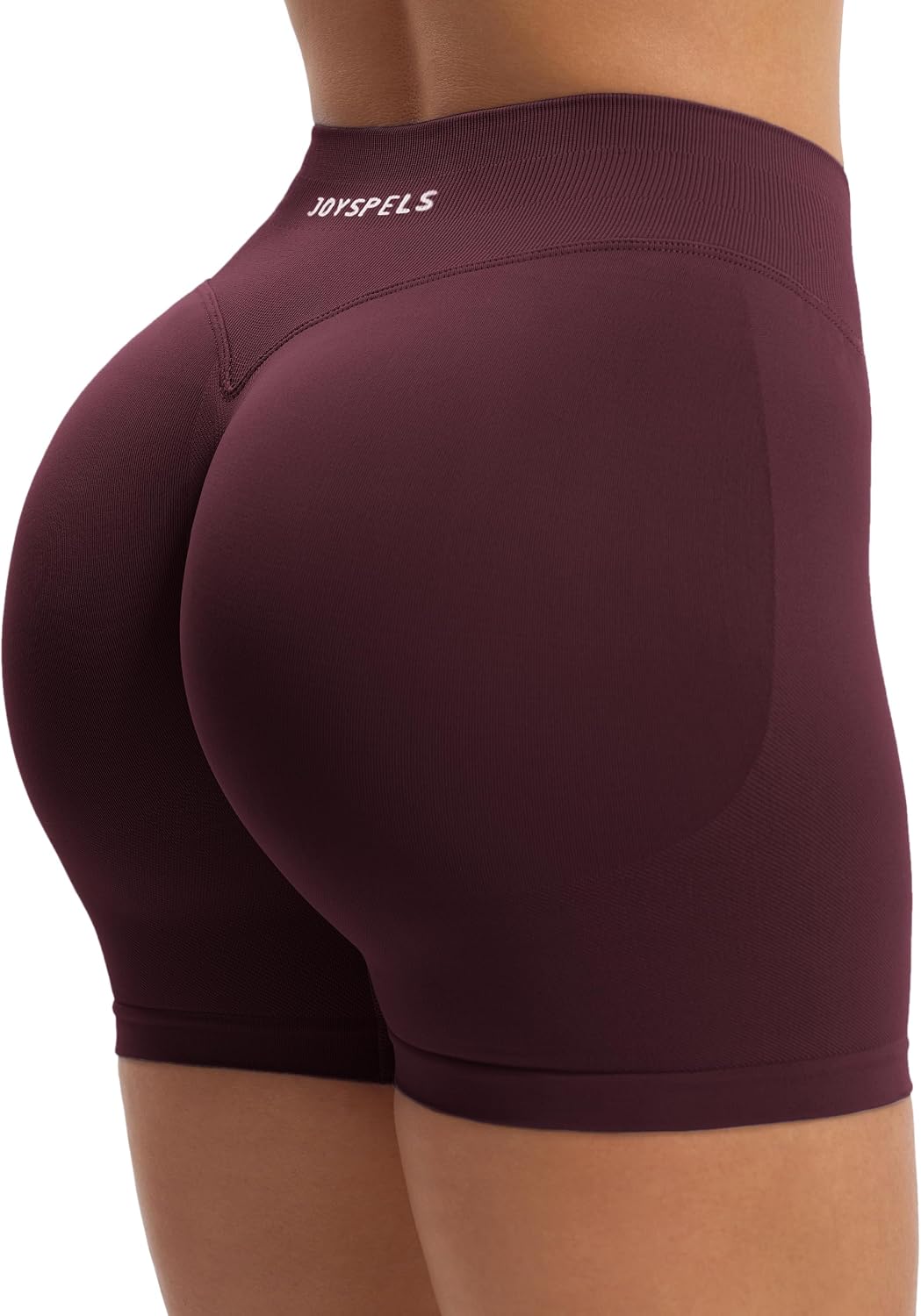 Thumbnail 3 de JOYSPELS Women’s Seamless Gym Shorts with High Waist Scrunch Bum Detail