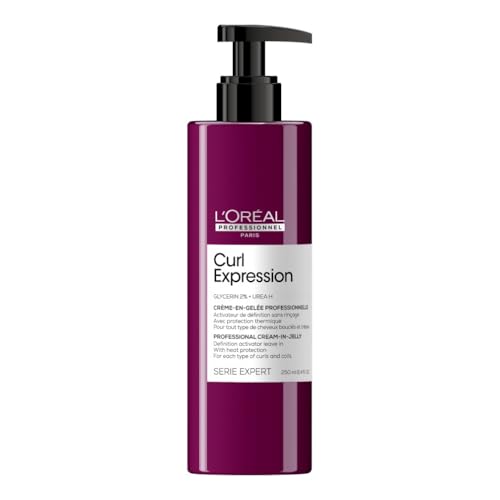 Detalle de L’Oréal Professionnel Curl Expression Crème-en-Gelée Leave-In Activatrice de Boucles – Définit les Cheveux Bouclés & Crépus (250 ml)
