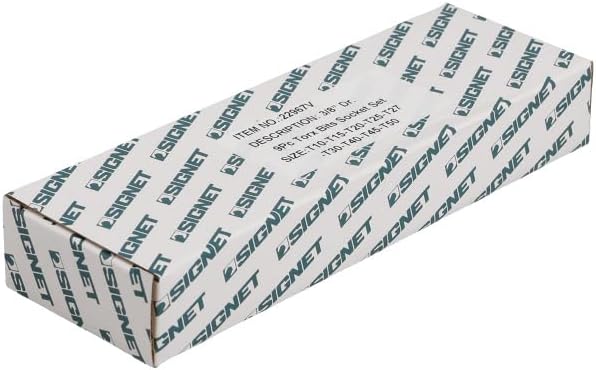 Detalle de SIGNET S22967 3/8DR ヘクスローブビットソケットセット 9本組 T10~T50 22967V