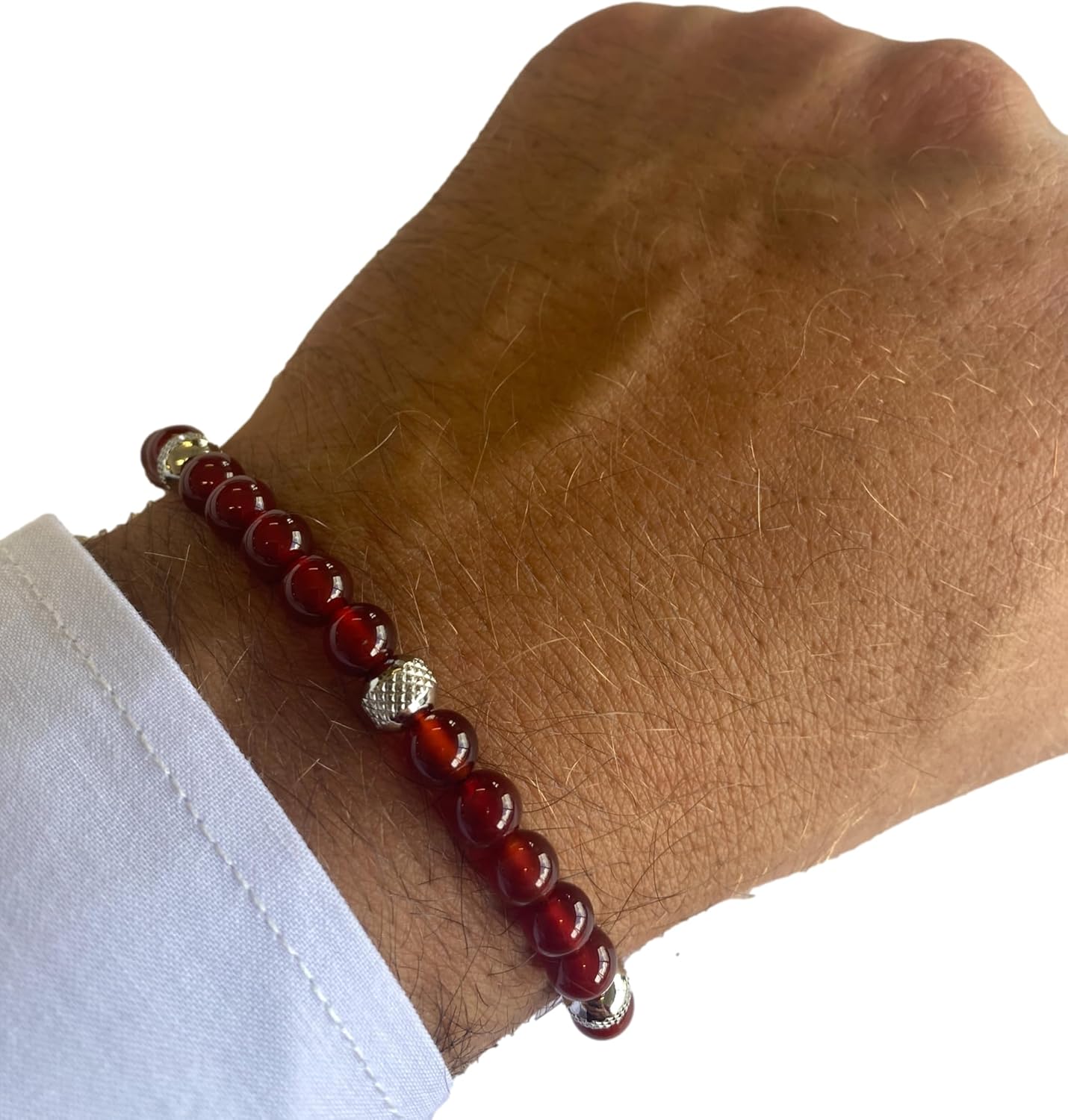 Detalle 2 de 10:10 Bracciale corniola 6 mm
