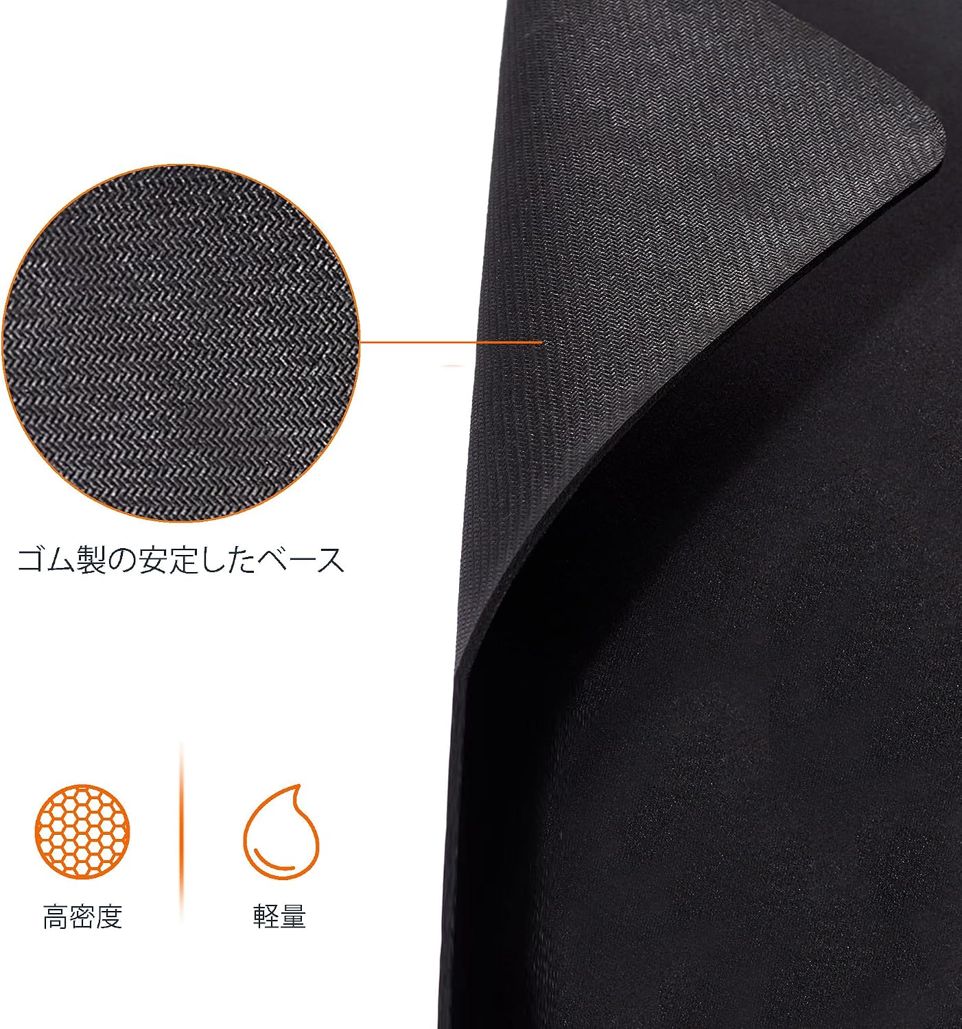 Detalle de Amazonベーシック SBD88WD ゲーミングマウスパッド XL 長方形・ブラック