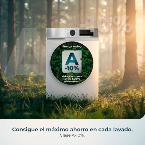 Detalle de Cecotec Lavadora Carga Frontal 7 kg Bolero DressCode 7450 Inverter: eficiencia y silencio para tu hogar