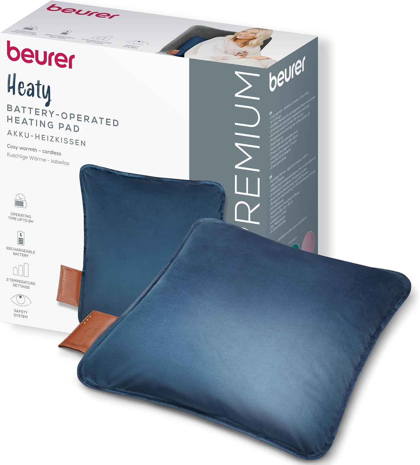 Detalle de Beurer Heaty Termoforo wireless 4 ore calore