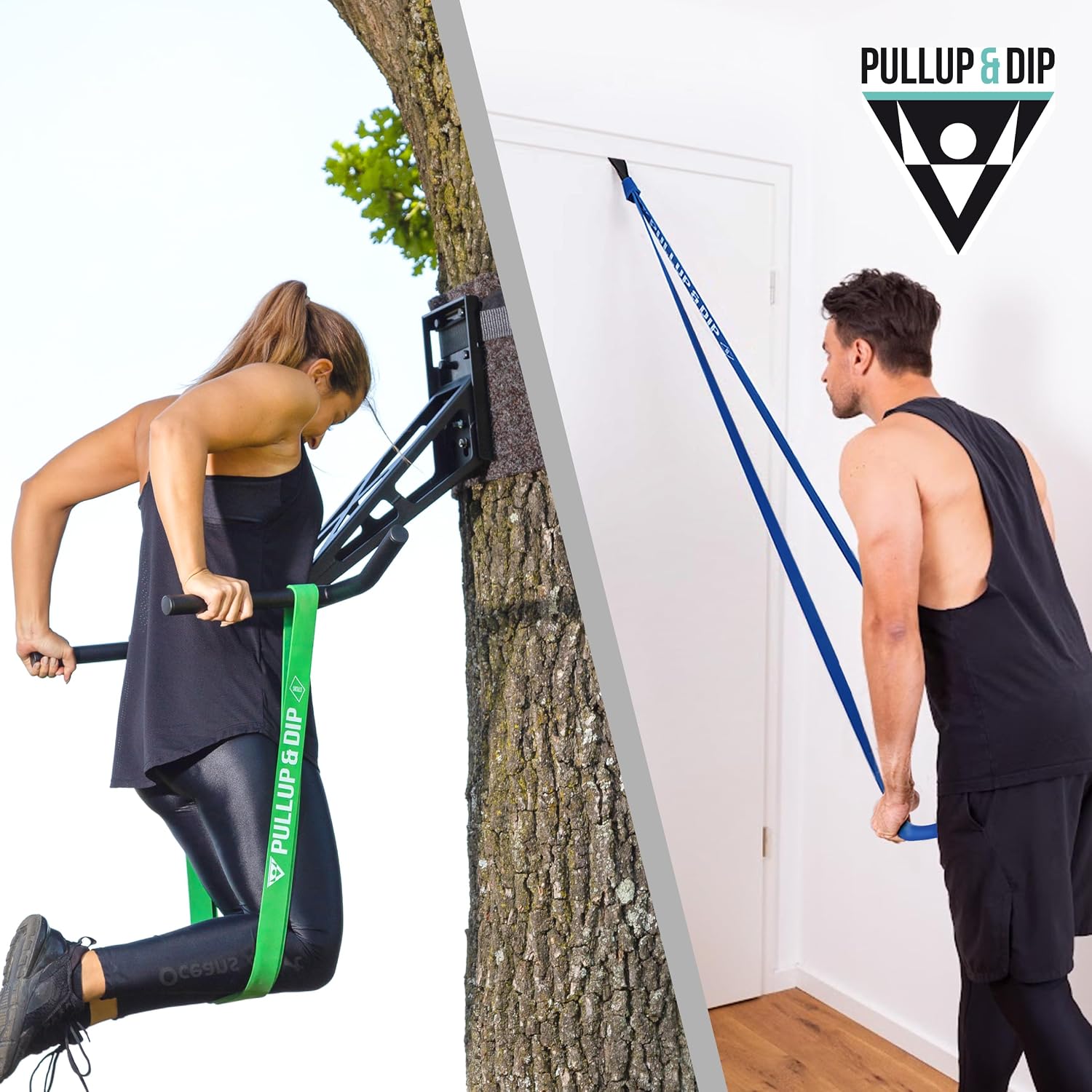 Thumbnail 6 de Pullup & Dip Fitnessbänder 4 Widerstände