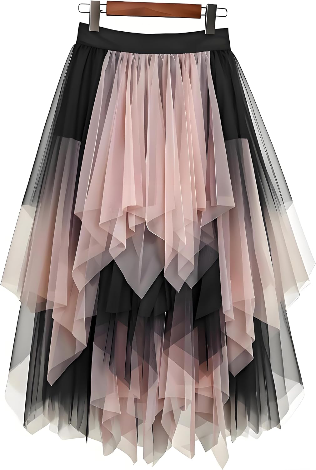 Thumbnail 6 de LBKKC Tulle Skirt, Asymmetrical Midi