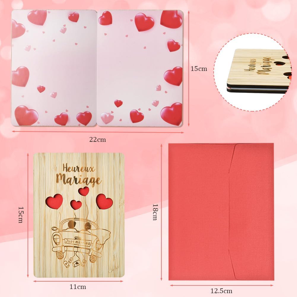 Thumbnail 1 de Vicloon Biglietto Auguri in Legno 💌