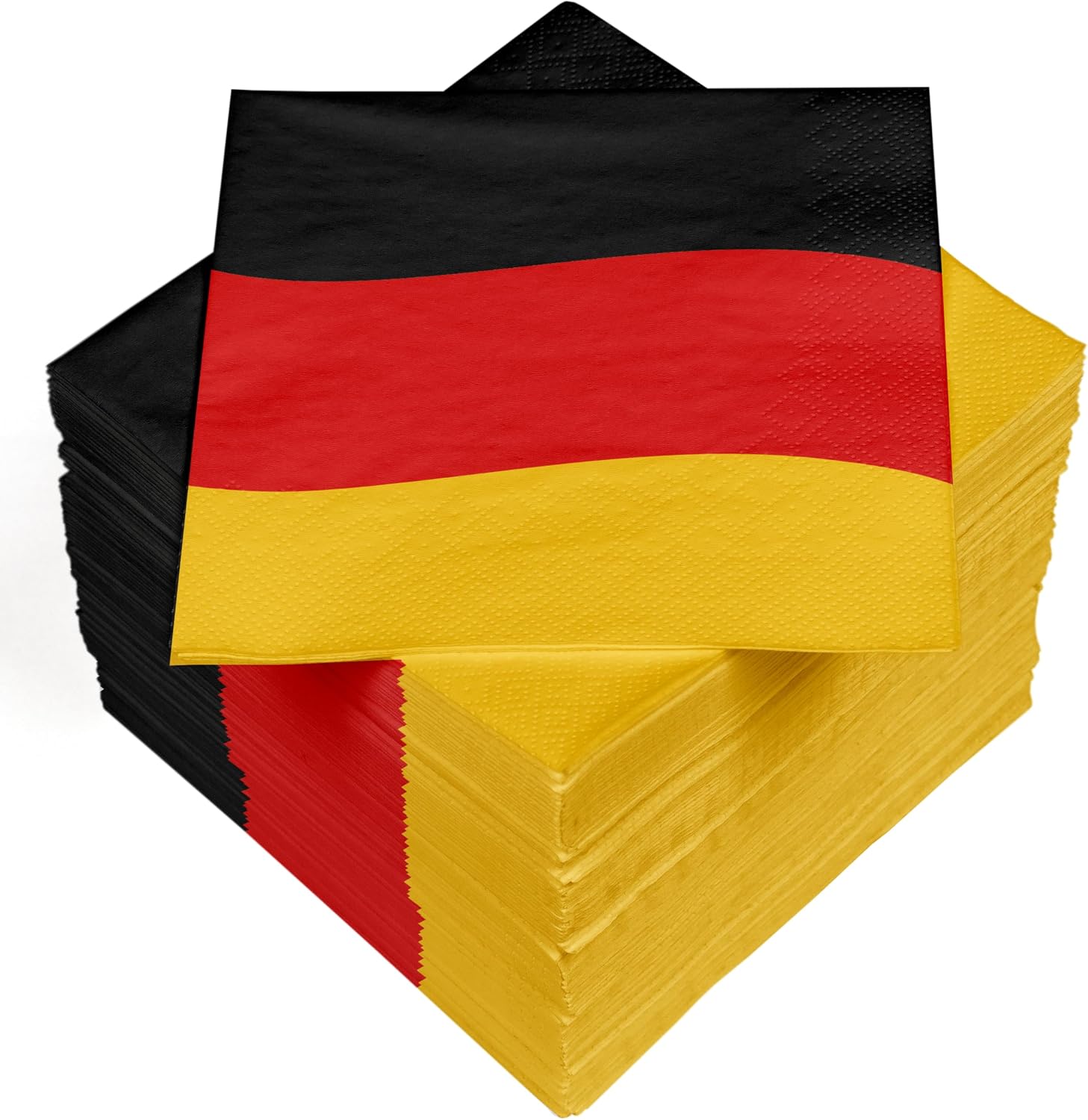 Detalle de HEKU 30243-34 – serwetki papierowe 3-warstwowe, 33 × 33 cm, motyw Niemcy