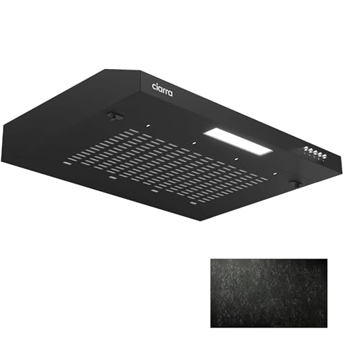 Detalle de CIARRA CBCB6903 Hotte Aspirante 60cm Encastrable – Noir