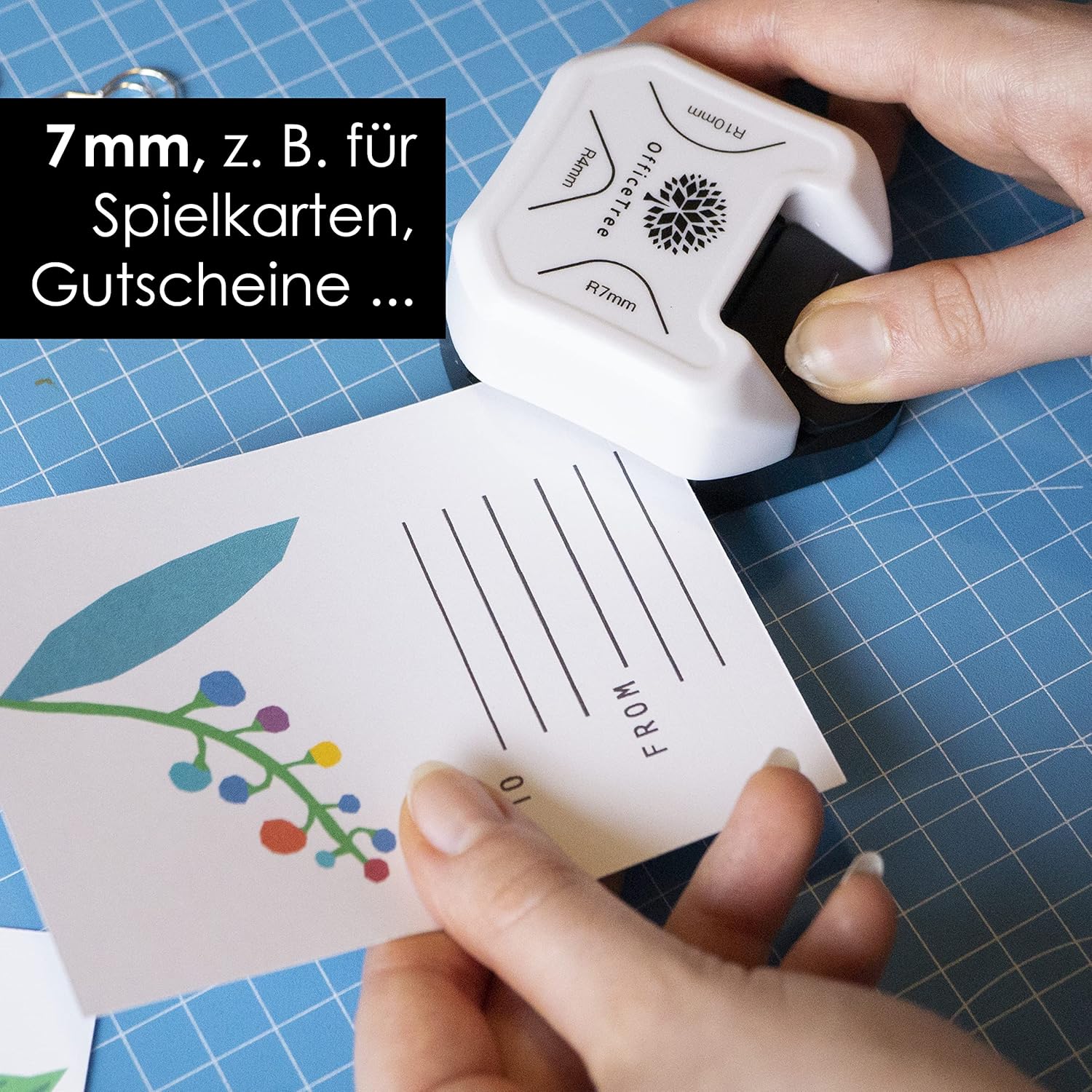 Thumbnail 4 de OfficeTree Eckstanzer 3 in 1 mit 3 Größen