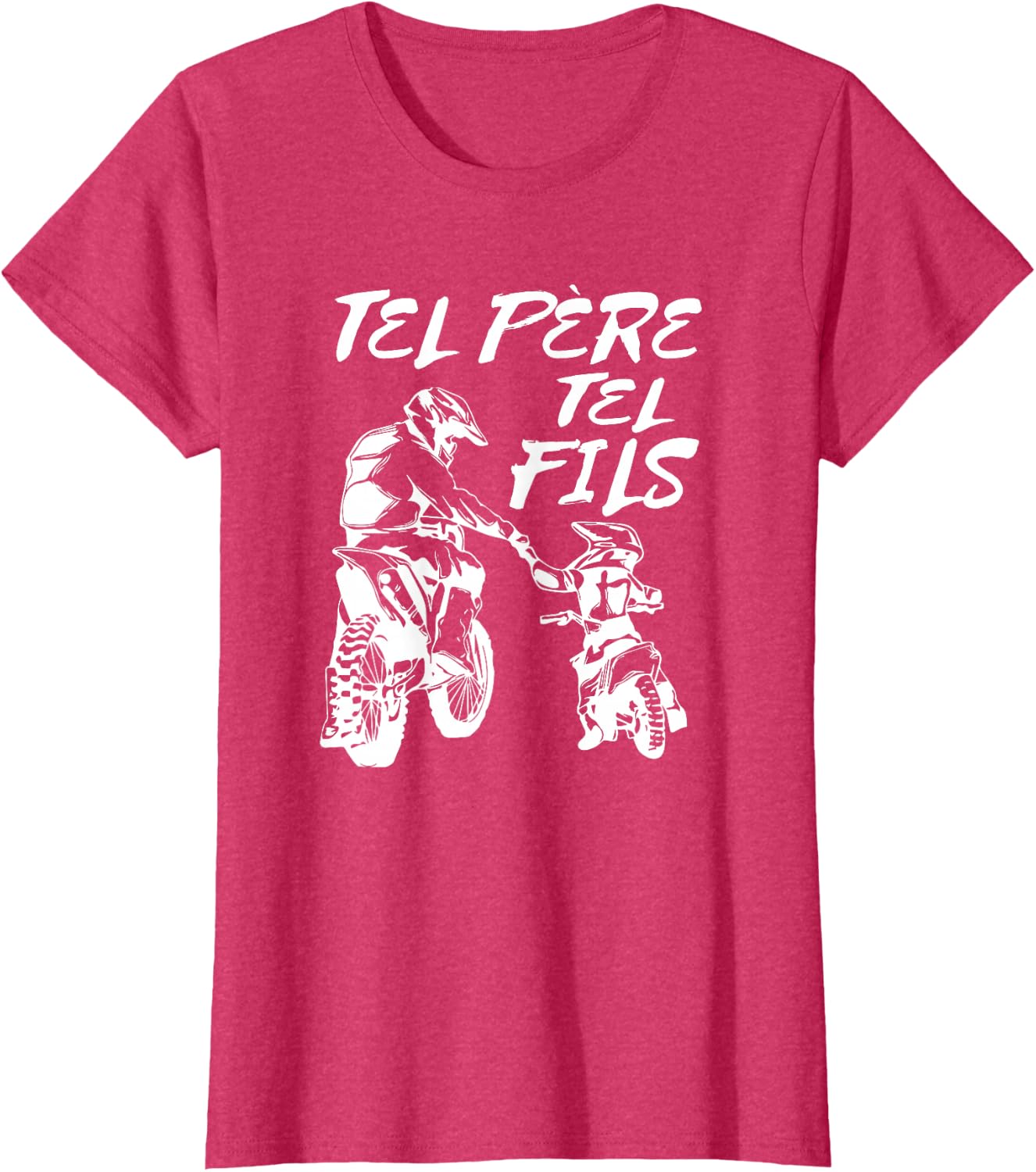 Thumbnail 6 de Tel Père Tel Fils Moto Cross Sport Motocycliste Présent T-Shirt