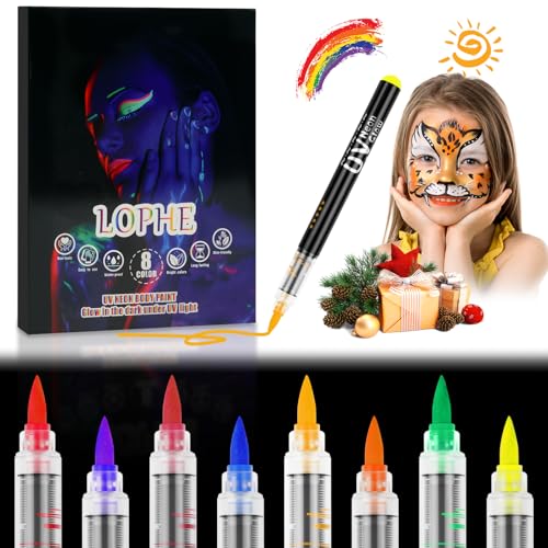 Thumbnail 6 de LOPHE Matite trucco fluorescenti per viso e corpo 8 colori 🎨