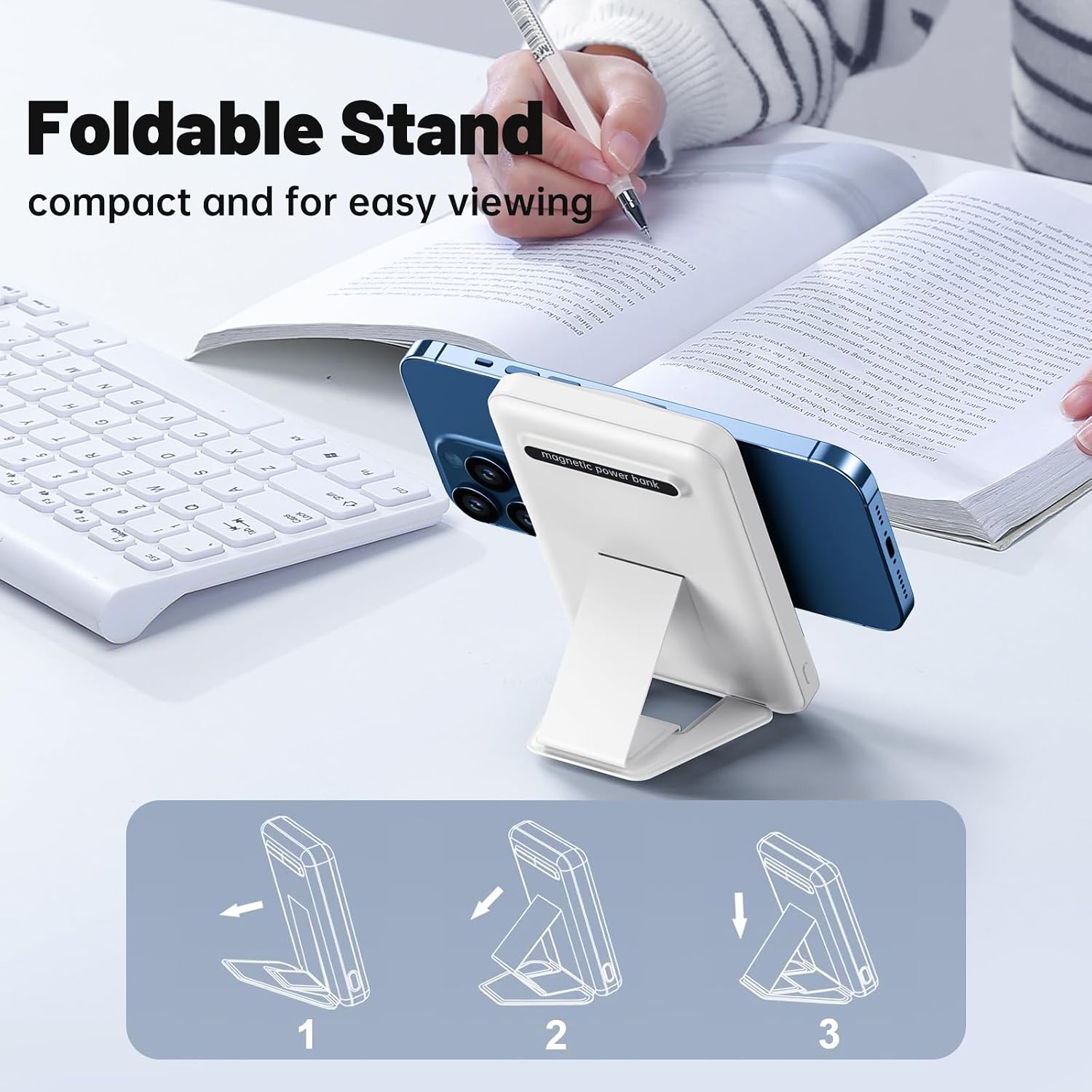 Thumbnail 3 de YAGOPAL 10000mAh Wireless Mag-Suction Power Bank with PD 22.5W (iPhone 12–16 series)