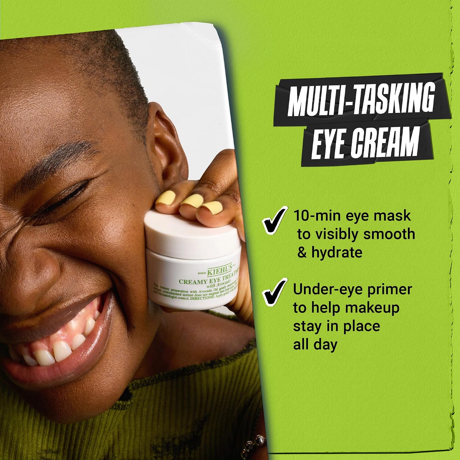 Detalle de KIEHL'S Creamy Eye Treatment: Crema contorno occhi nutriente e illuminante