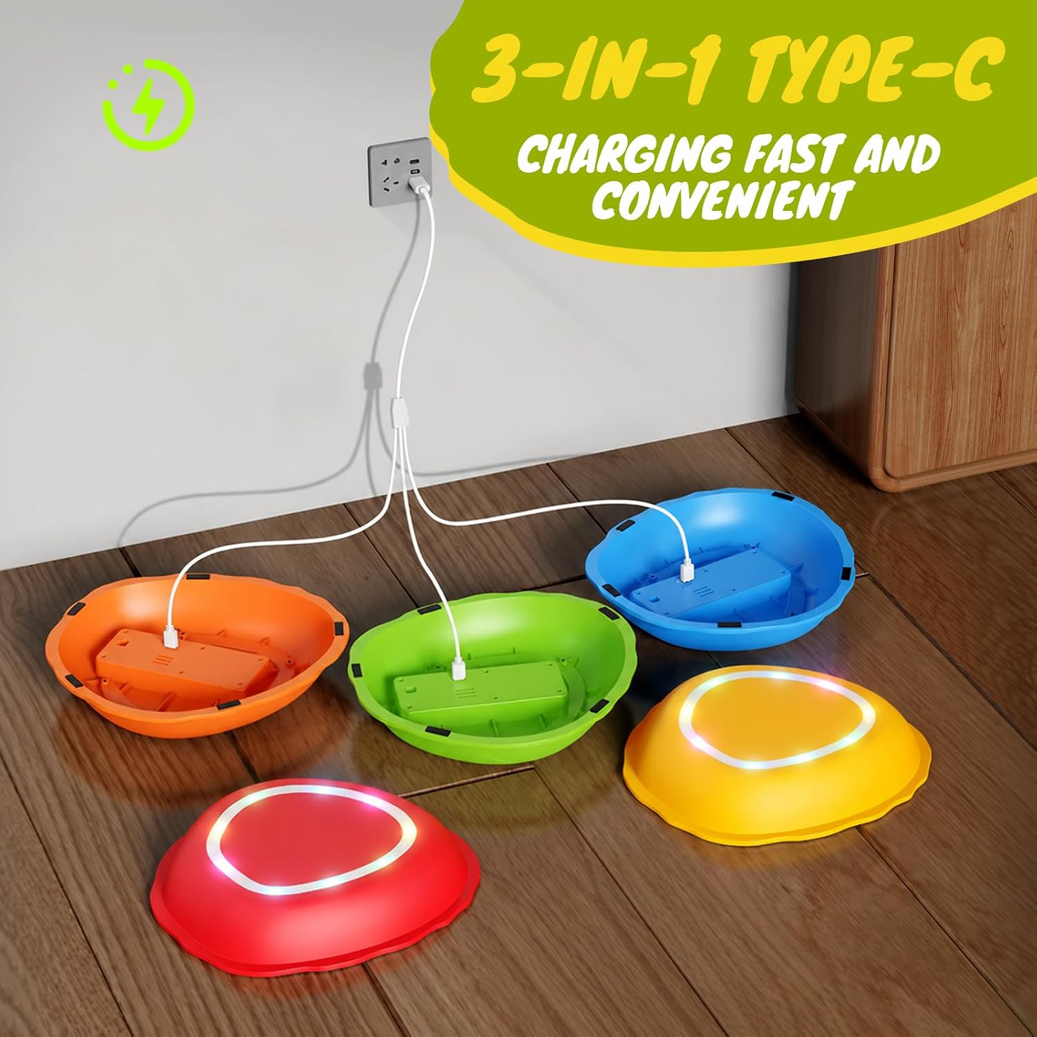 Thumbnail 1 de Scvcid Rechargeable Stepping Stones 6pcs