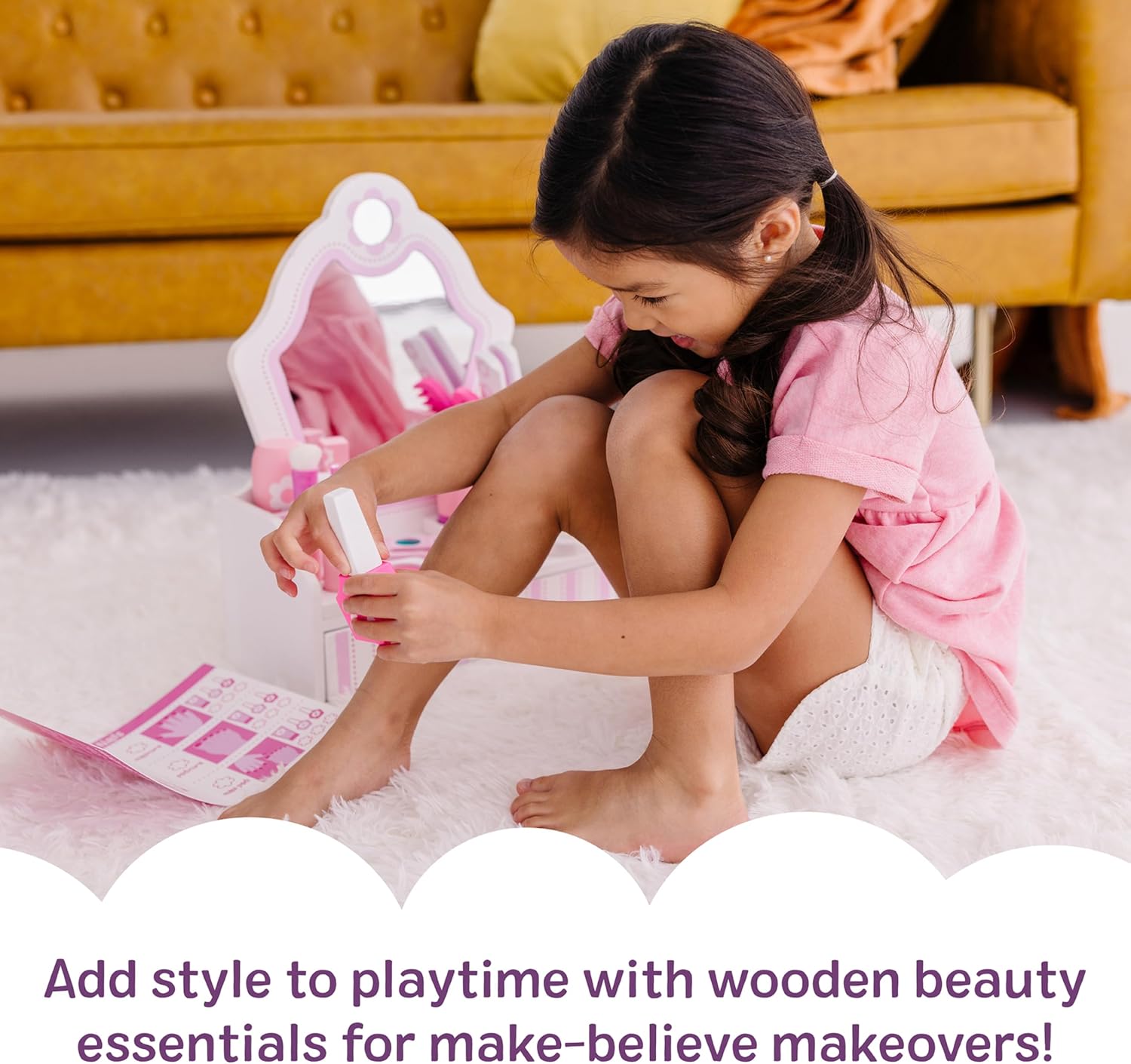 Thumbnail 6 de Melissa & Doug Wooden Beauty Salon 18-piece 🎀