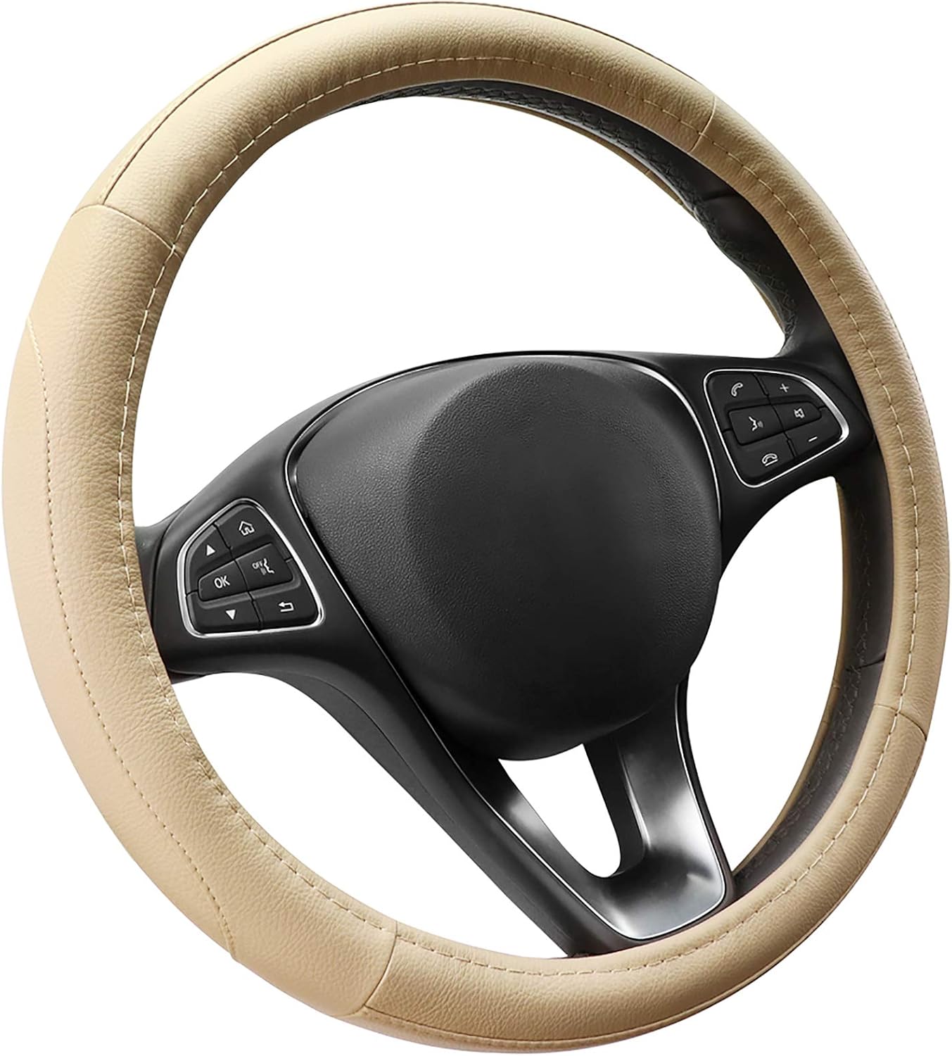 Thumbnail 6 de COFIT Coprivolante Auto Antiscivolo in Pelle Microfibra Universale 37–38 cm Nero
