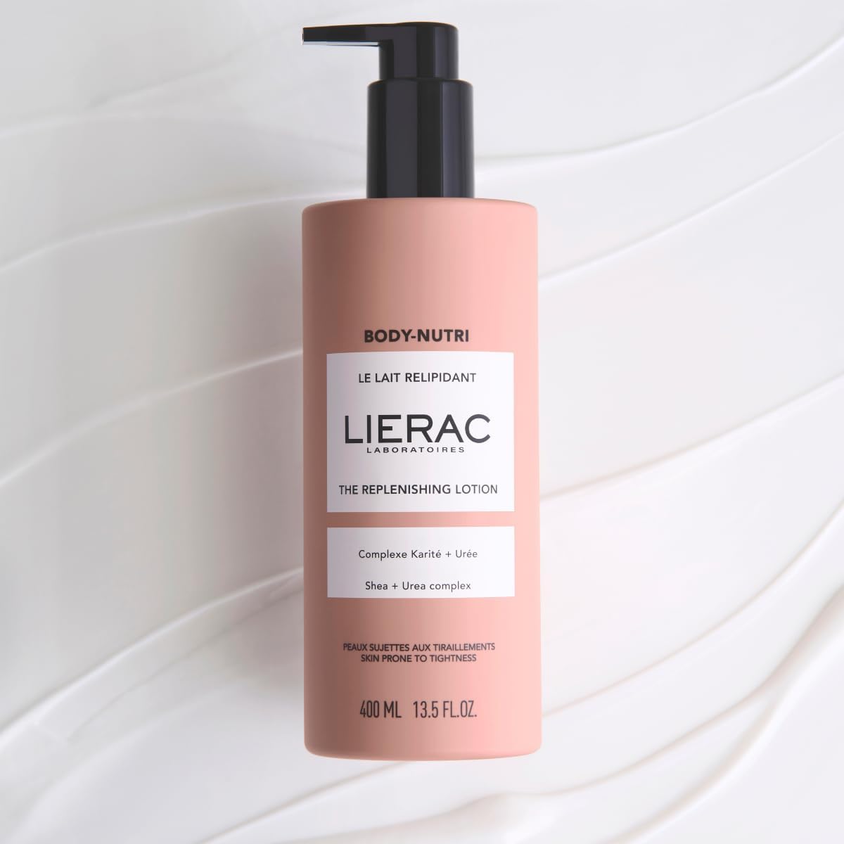 Detalle 2 de Lierac Body Nutri Le Lait Relipidant 400 ml – lait corps relipidant apaisant, urée et niacinamide