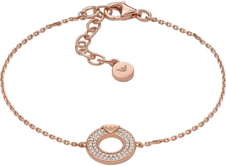 Thumbnail 6 de Bracelet Emporio Armani en argent 925 doré rose, fermoir à mousqueton