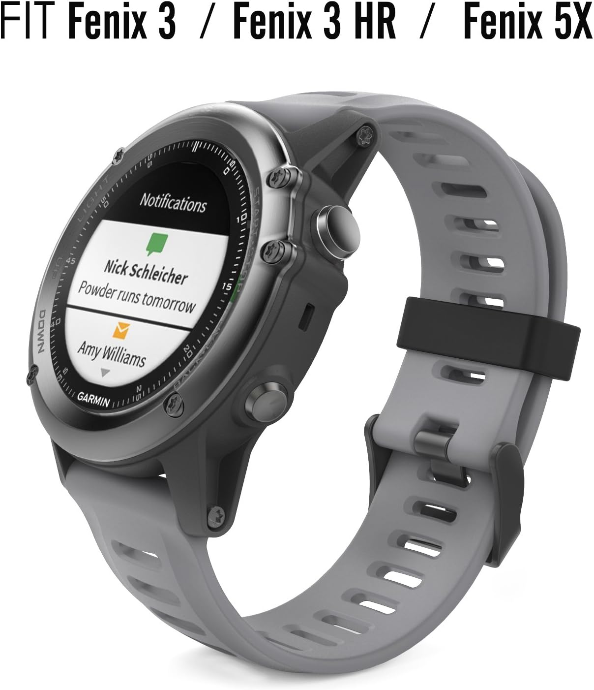 Detalle 2 de MoKo Watch Strap for Garmin Fenix 3 145–210mm