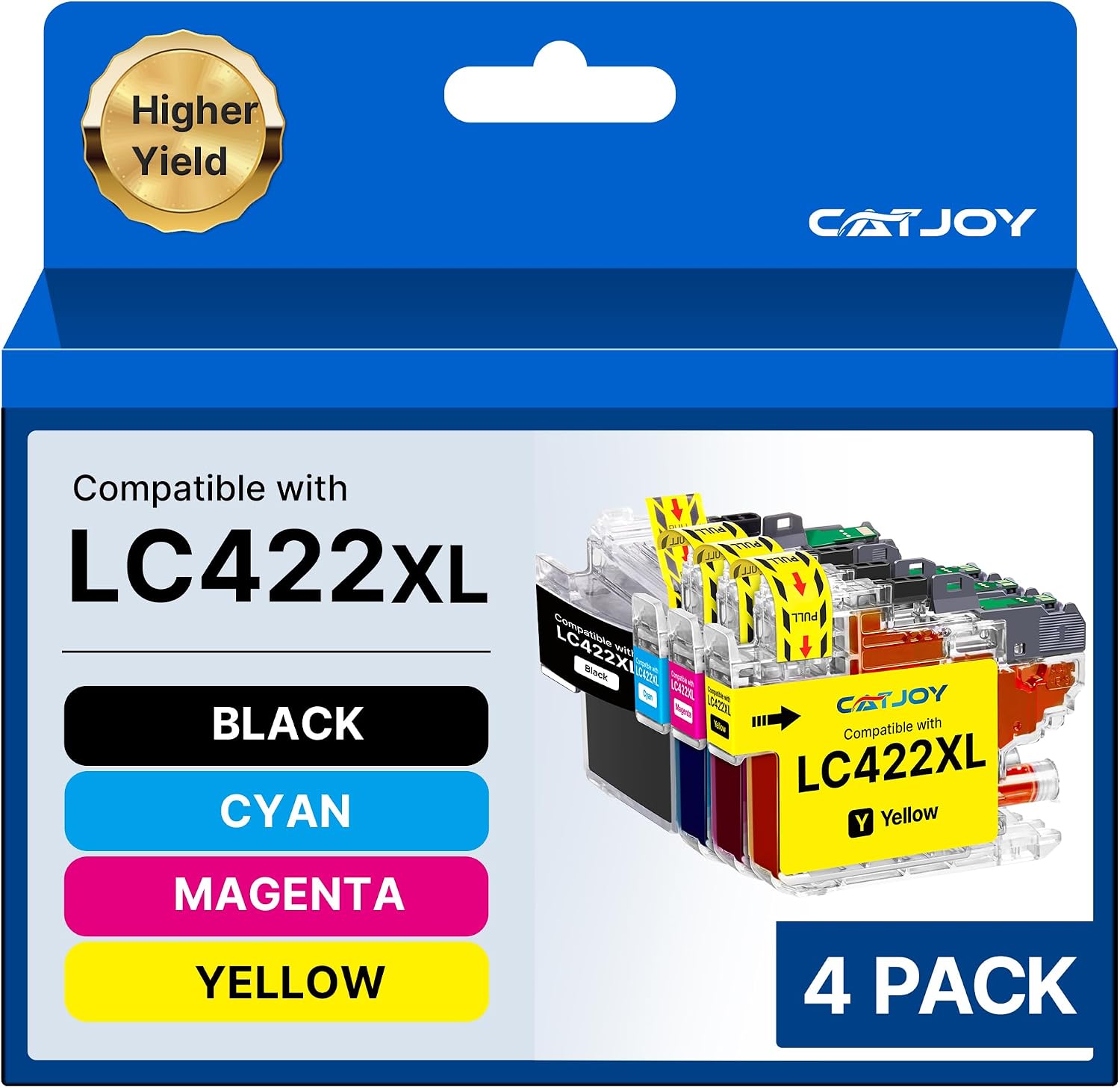 Detalle de CATJOY LC422XL ink for Brother LC422