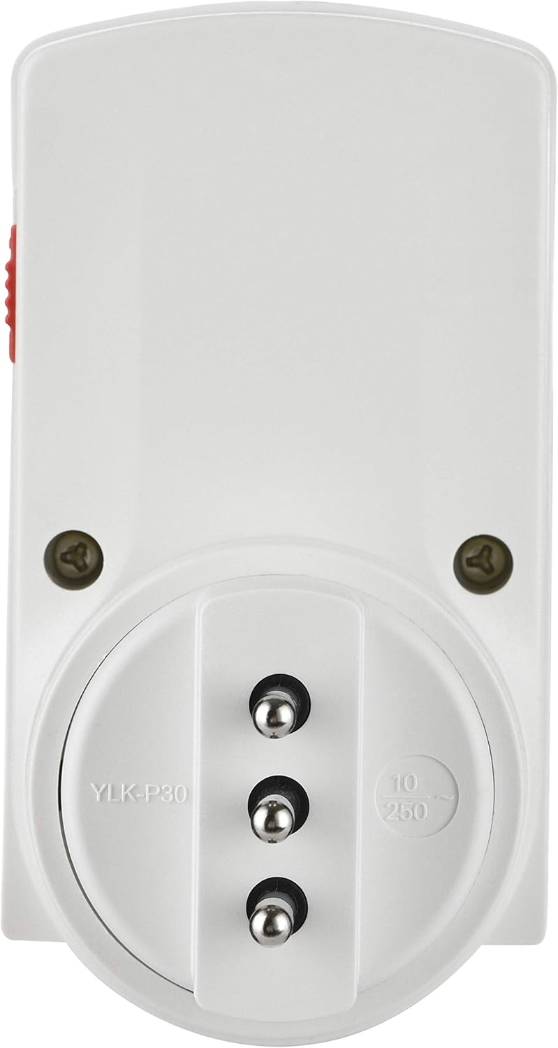 Thumbnail 3 de Electraline 58114 Mini Programmatore Timer Meccanico Giornaliero – Spina Italiana 10A, Presa Schuko + 10A, Bianco